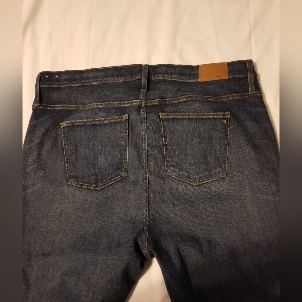 Madewell 10" High Rise Skinny Jeans Blue - Picture 9 of 15